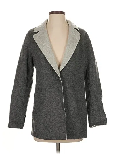Pre-owned Talbots Wool Coat In Gray