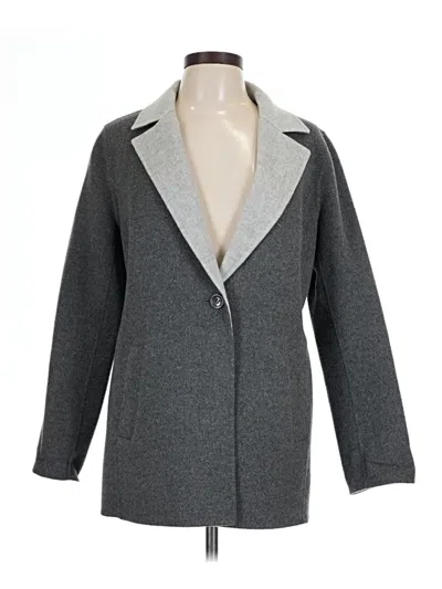 Pre-owned Talbots Wool Coat In Gray