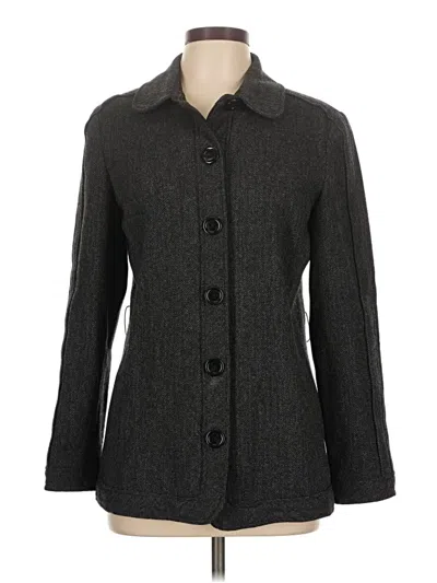 Pre-owned Talbots Wool Coat In Gray