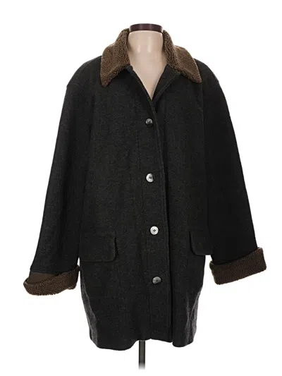 Pre-owned Talbots Wool Coat In Gray