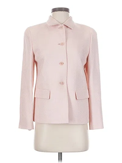 Pre-owned Talbots Wool Coat In Pink