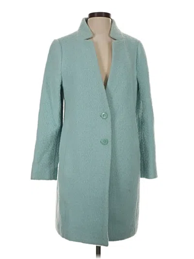 Pre-owned Talbots Wool Coat In Teal