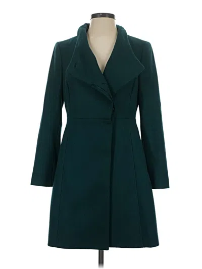 Pre-owned Talbots Wool Coat In Teal