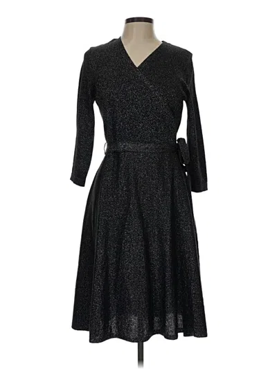 Pre-owned Talbots Wool Dress In Black