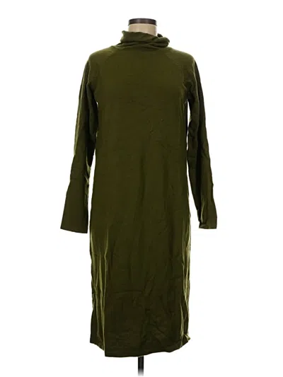 Talbots Wool Dress In Green