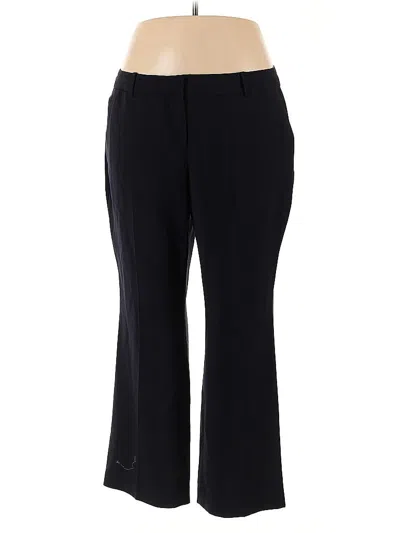 Pre-owned Talbots Wool Pants In Black