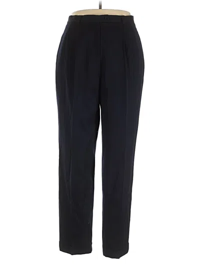 Pre-owned Talbots Wool Pants In Black