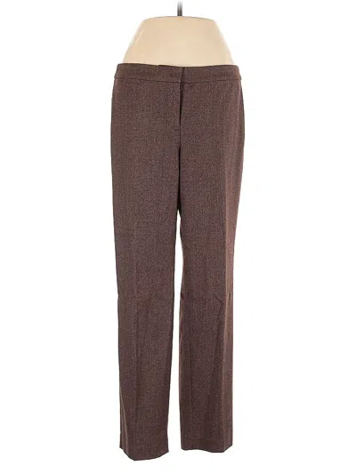 Pre-owned Talbots Wool Pants In Brown