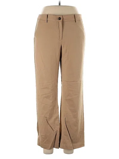 Pre-owned Talbots Wool Pants In Brown