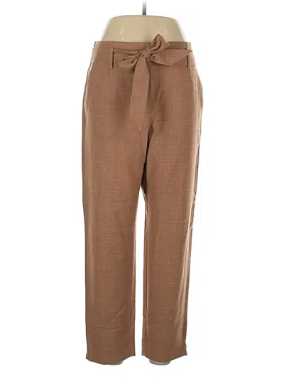 Pre-owned Talbots Wool Pants In Brown