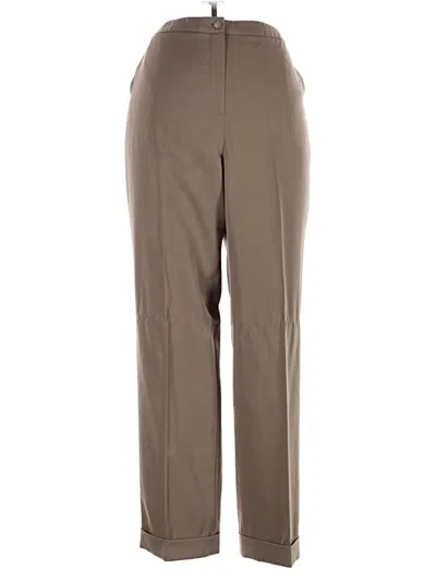 Pre-owned Talbots Wool Pants In Brown