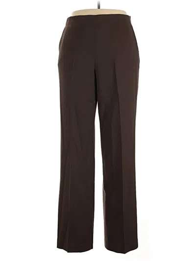 Pre-owned Talbots Wool Pants In Brown