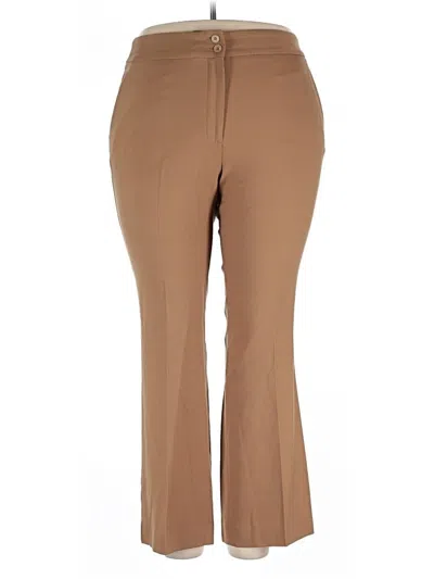 Pre-owned Talbots Wool Pants In Brown