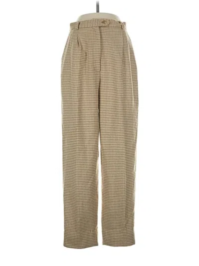 Pre-owned Talbots Wool Pants In Brown