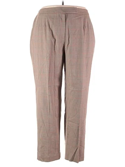 Pre-owned Talbots Wool Pants In Brown