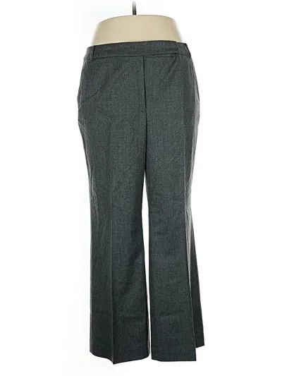 Pre-owned Talbots Wool Pants In Gray