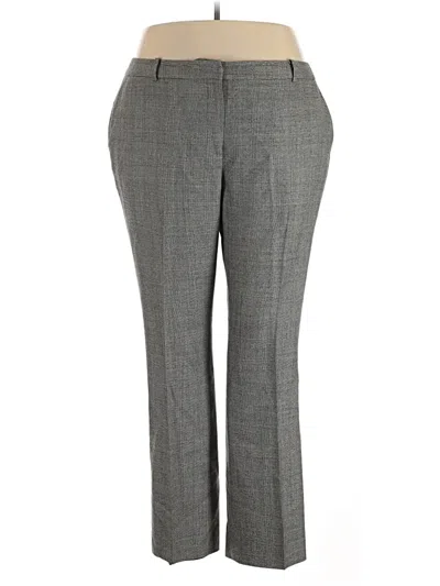 Pre-owned Talbots Wool Pants In Gray
