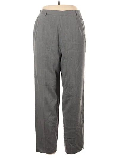 Pre-owned Talbots Wool Pants In Gray