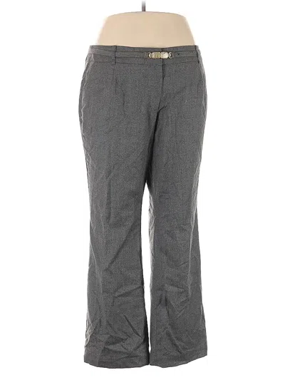 Pre-owned Talbots Wool Pants In Gray