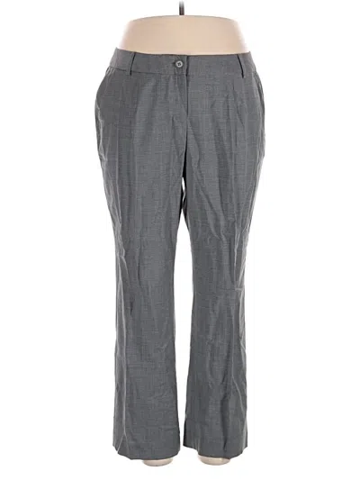 Pre-owned Talbots Wool Pants In Gray