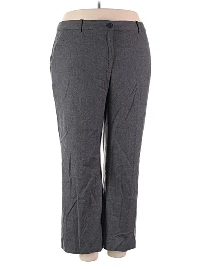 Pre-owned Talbots Wool Pants In Gray