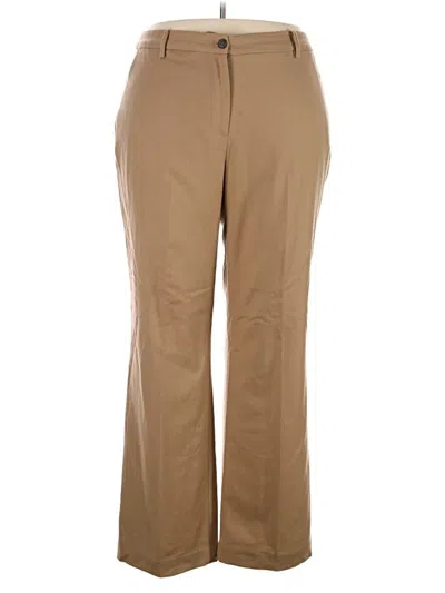 Pre-owned Talbots Wool Pants In Tan