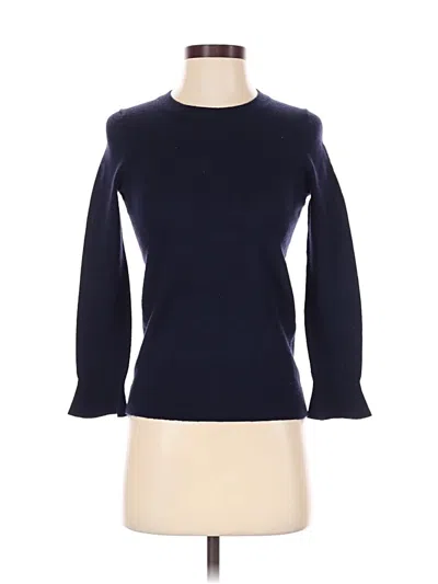 Pre-owned Talbots Wool Pullover Sweater In Blue
