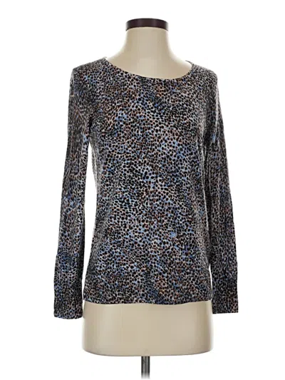 Pre-owned Talbots Wool Pullover Sweater In Blue