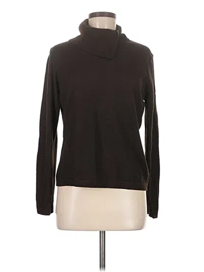 Pre-owned Talbots Wool Pullover Sweater In Brown