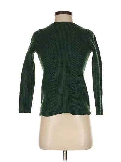 Pre-owned Talbots Wool Pullover Sweater In Green