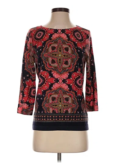 Pre-owned Talbots Wool Pullover Sweater In Red