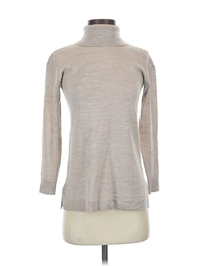 Pre-owned Talbots Wool Pullover Sweater In Silver