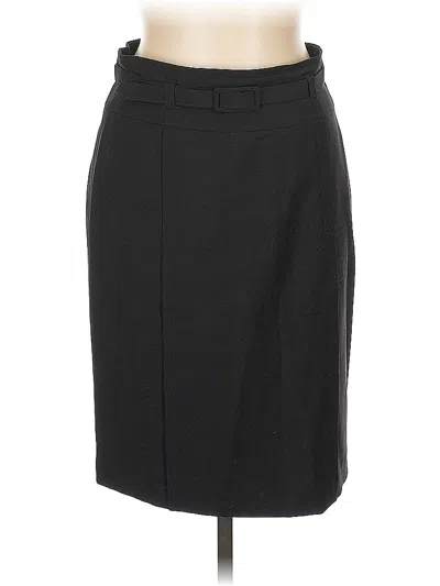 Pre-owned Talbots Wool Skirt In Black
