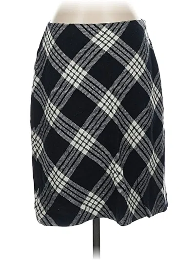 Pre-owned Talbots Wool Skirt In Black