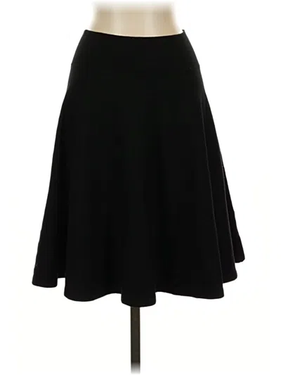 Pre-owned Talbots Wool Skirt In Black