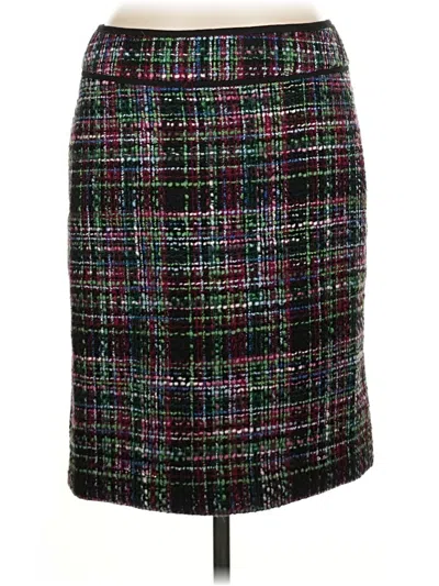 Pre-owned Talbots Wool Skirt In Black