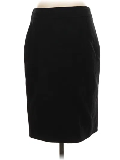 Pre-owned Talbots Wool Skirt In Black