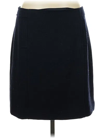 Pre-owned Talbots Wool Skirt In Black