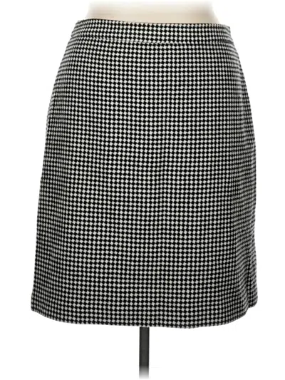 Pre-owned Talbots Wool Skirt In Black