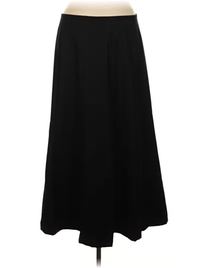 Pre-owned Talbots Wool Skirt In Black