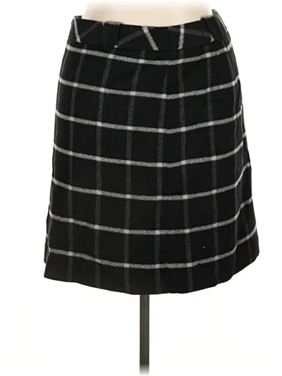 Pre-owned Talbots Wool Skirt In Black
