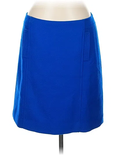 Pre-owned Talbots Wool Skirt In Blue