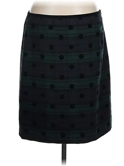 Pre-owned Talbots Wool Skirt In Blue