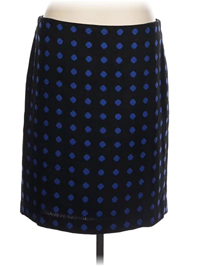 Pre-owned Talbots Wool Skirt In Blue