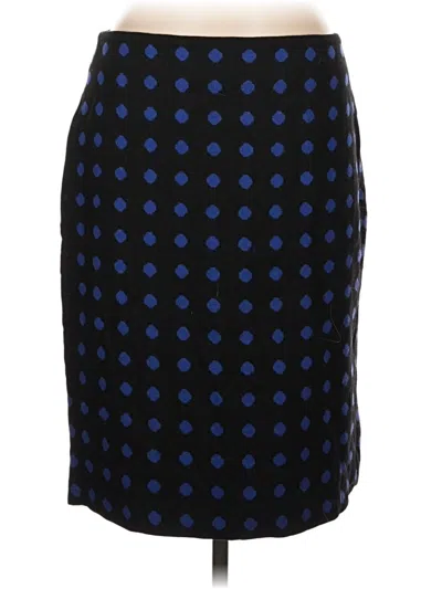Pre-owned Talbots Wool Skirt In Blue