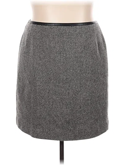 Pre-owned Talbots Wool Skirt In Brown