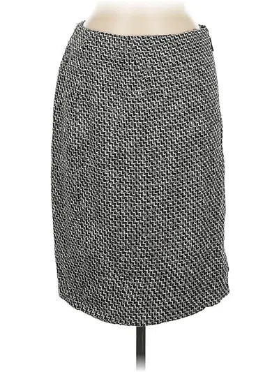 Pre-owned Talbots Wool Skirt In Gray