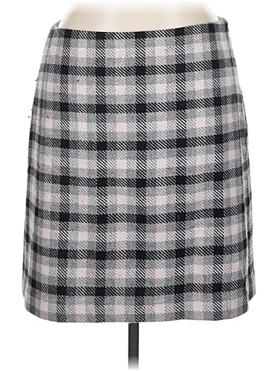 Pre-owned Talbots Wool Skirt In Gray