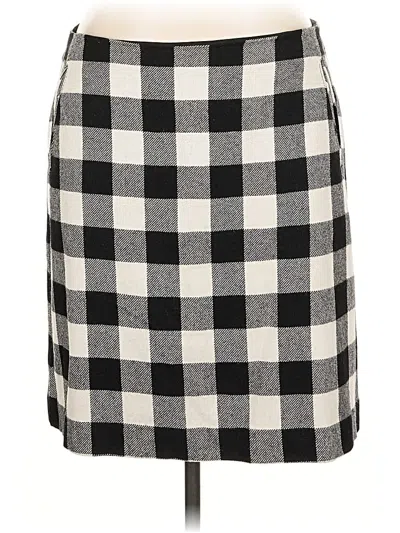 Pre-owned Talbots Wool Skirt In Gray