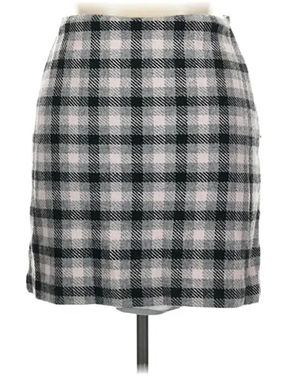 Pre-owned Talbots Wool Skirt In Gray